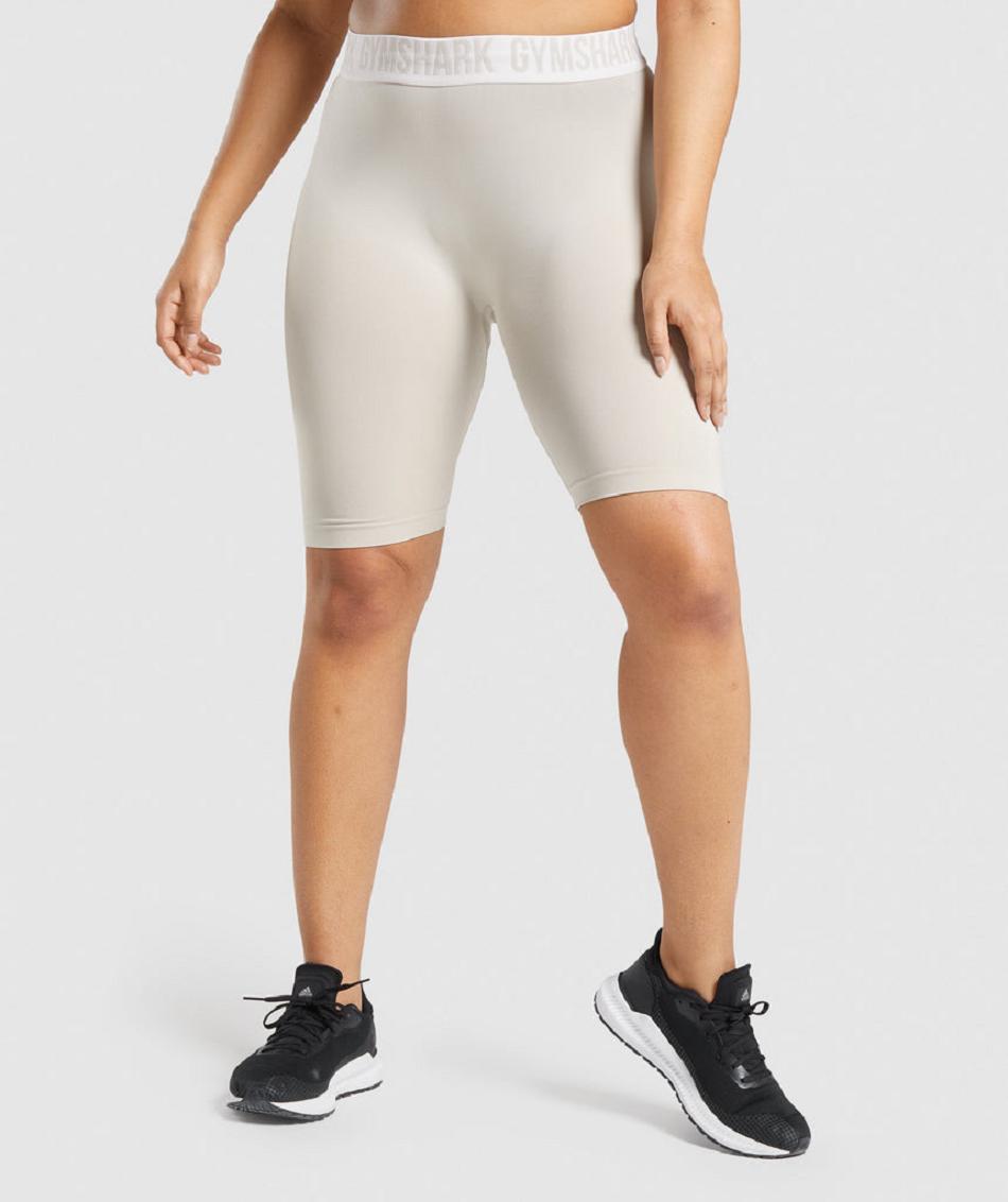 Pantalones Cortos Gymshark Fit Seamless Cycling Mujer Gris | CO 2787GSO